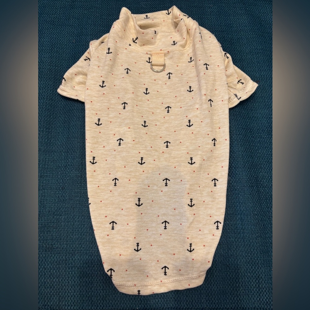 Pet Circle anchor print onsie